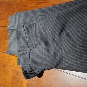 Apt 9 grey and white pinstripe dress pants